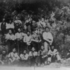 Imagen de un grupo de guerrilleros, entre los que está Manuel Girón, tomada en abril de 1942 en Ferradillo.