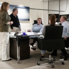 La dirección nacional del PP analiza en 'Génova' el resultado de las elecciones del 15M.