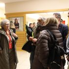 Ambiente en la sede del PP leonés.