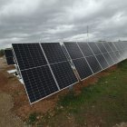 La zona de Cubillos acoge varios proyectos, como el de esta planta fotovolctaica.