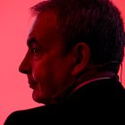 El expresidente del Gobierno José Luis Rodríguez Zapatero durante el foro China-Europe Talent Forum celebrado este jueves en Madrid.