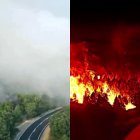 El vídeo de la Guardia Civil de León que muestra desde el aire el incendio de San Cipriano. Vídeo: Guardia Civil de Léon.
