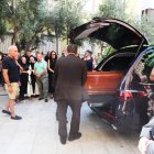 Funeral de Concepción Garrido, fallecida en la riada de Manzanedo de Valdueza.