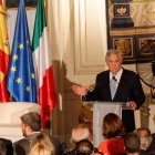 El primer ministro italiano, Antonio Tajani, durante el Foro Económico de España el pasado mes de julio.