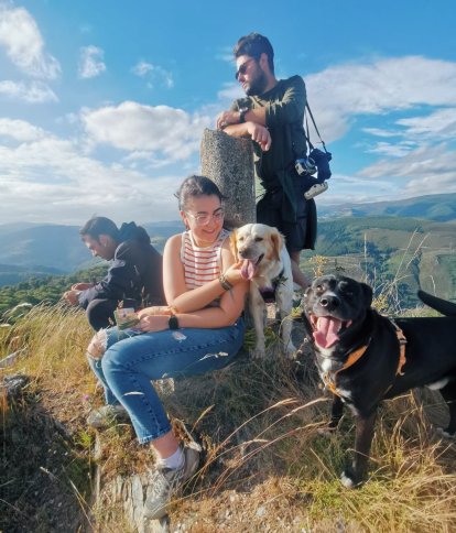 Lucía, Raúl y Bruno son la cabeza visible de O Fiandón Berciano.