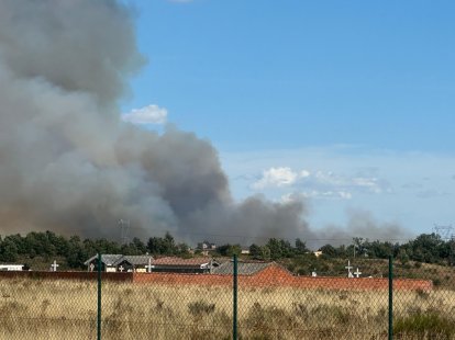 Imagen del incendio.