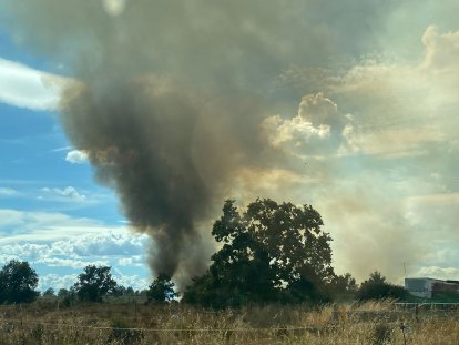 Imagen del incendio.