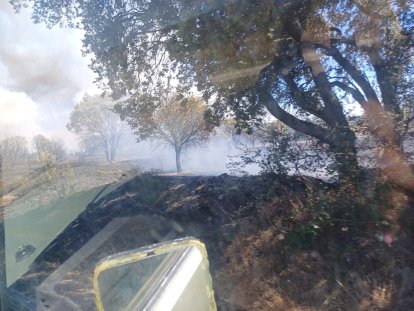 El incendio en la localidad leonesa perteneciente al término municipal de Astorga.