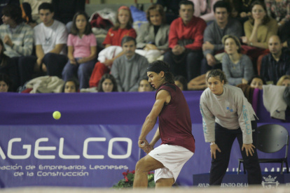 Rafel Nadal arrebató la vivtoria del Masters Ciudad de León a Fernando Verdasco, en 2024.