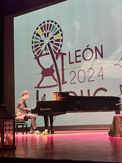 Alberto Frá, en un momento de su concierto del viernes en el Auditorio.