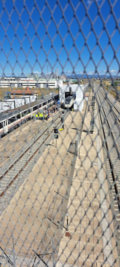 Auxilio de 498 pasajeros de un Alvia en Vilecha.
