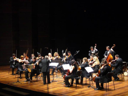 Concierto de música clásica en el auditorio de León.