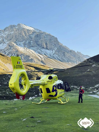 Dispositivo de rescate del montañero bañezano perdido en Picos de Europa.