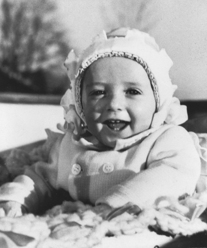Harald con 9 meses de edad en Oslo en 1937.