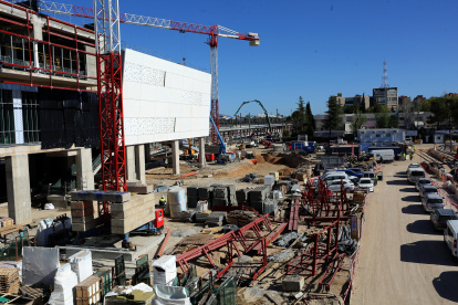 Aglomeraciones por la obras en la estación de Chamartín.