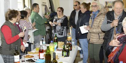 Momento de la despedida.