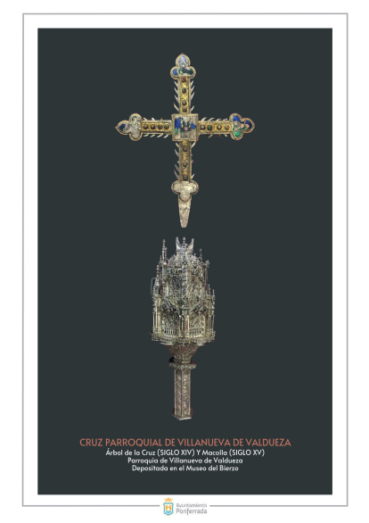 Cruz parroquial de Villanueva de Valdueza.