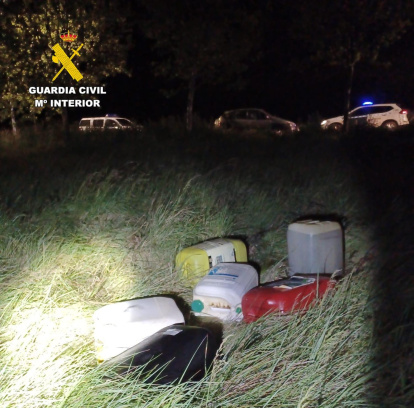 Se recuperaron más de 400 litros que los ladrones habían conseguido extraer en el poligono industrial