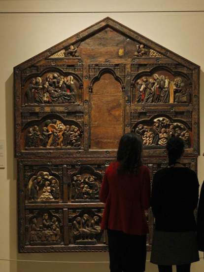 Imagen del retablo de San Juan Bautista de Sahagún