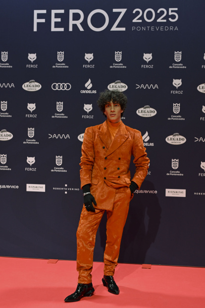 El actor chileno Jorge López posa a su llegada a la gala de entrega de la duodécima edición de los Premios Feroz, este sábado en Pontevedra. EFE/ Brais Lorenzo