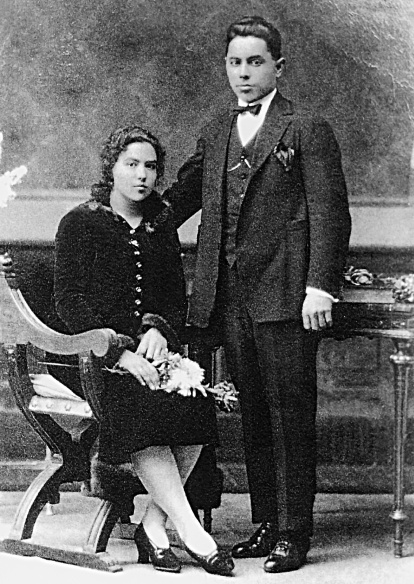 Modesta Santín y su marido, Emilio Silva Faba.