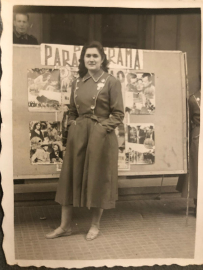 La taquillera del Edesa, María Luisa Lobo.