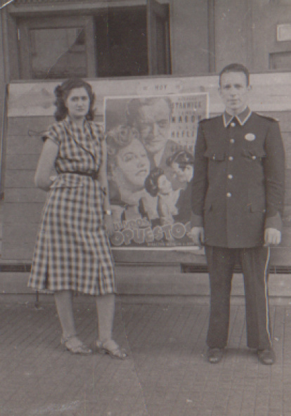 Maria Luisa Lobo y 'El Rubio'.