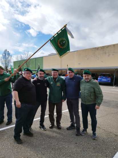 El coronel Suero, el más veterano, llegó desde Galicia.