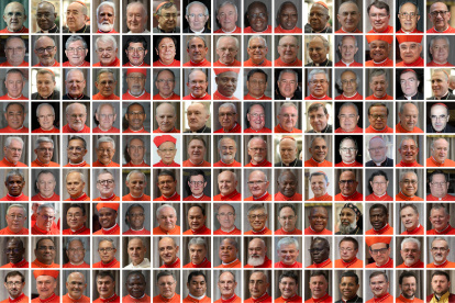 Cardenales electores en el próximo cónclave.