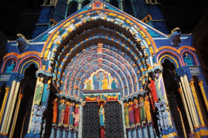 Proyecciones en la Catedral de León