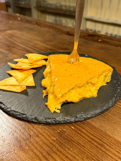 La tortilla creativa del bar Cincinatti de La Palomera.