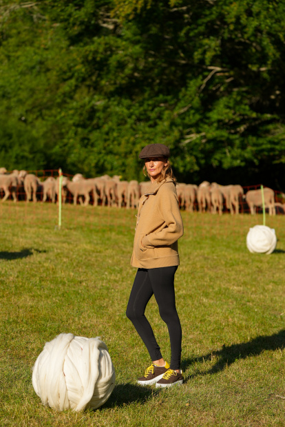 Desfile del Wool Fest en Salamón con la colección de Marae. 