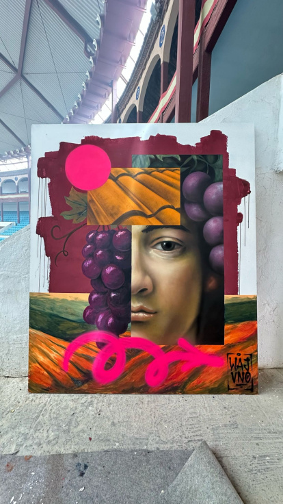 Será una de las etiquetas de la bodega.