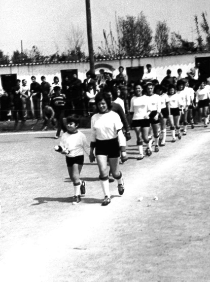 Beni, el día de su primer partido con el equipo de la Seat.