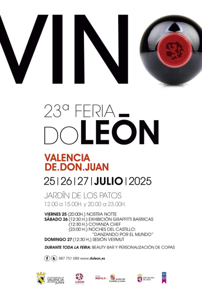 Cartel promocional de feria.