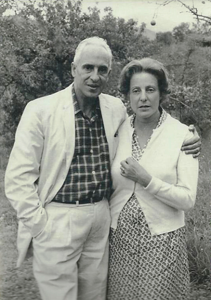 Severo Ochoa y su esposa Carmen García Cobián en 1959.