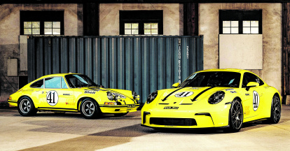 También el actual 911 S/T, que comparte garaje con ‘la leyenda’, se apunta al amarillo Light. PRSCH