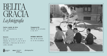 Fotografía del cartel de la exposición.