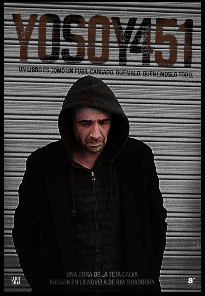 Cartel anunciador de la obra.