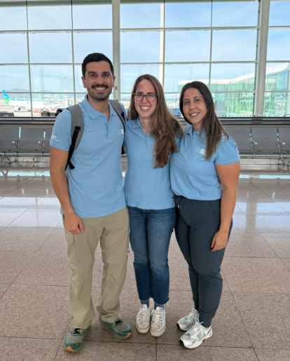 Jorge Sánchez Cañizl, Isabel Sendino y Sonia de la Fuente.