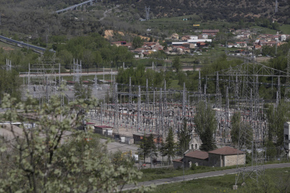 Explanada en la que estaba la central térmica de La Robla.