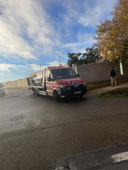 Accidente en Valverde de la Virgen