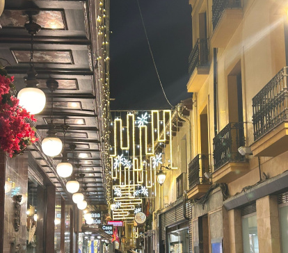 Encendido de las luces de Navidad en León 2025.