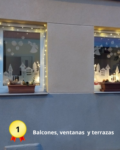 Concurso de balcones navideños en Villaquilambre.