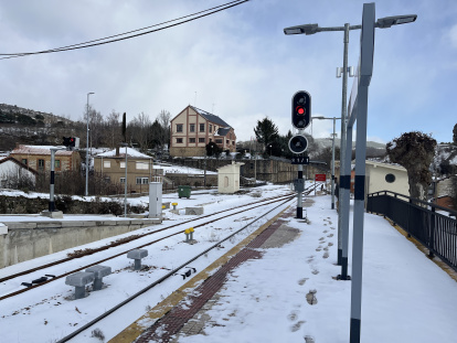 Nieve en La Ercina.