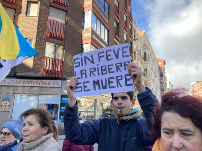 Corte reivindicativo sobre el trazado de Feve