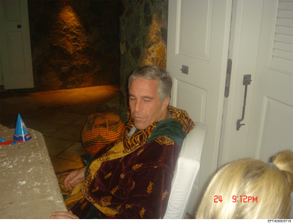 Las fotos desclasificadas del caso Epstein.