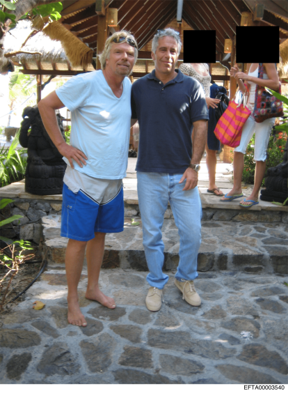 Las fotos desclasificadas del caso Epstein.