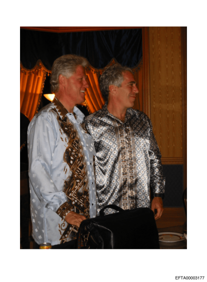 Las fotos desclasificadas del caso Epstein.