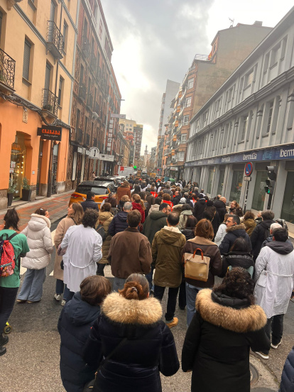 Los médicos alzaron su voz por las calles de León contra el Estatuto Marco.